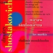 Shostakovich: Chamber Symphony, Sonata for Viola / Markiz
