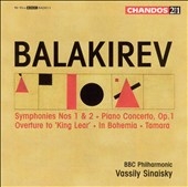 ꡼ʥ/Balakirev Symphonies No.1, No.2, Piano Concerto Op.1, King Lear Overture, In Bohemia, Tamara[CHAN24129]