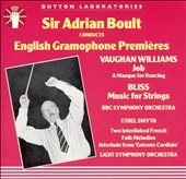 Sir Adrian Boult Conducts English Gramophone Premieres