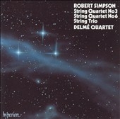 Simpson: String Quartets no 3 & 6, Trio / Delme Quartet