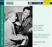 Liederabend 1965 - Schumann, Beethoven, Schubert / Fritz Wunderlich, Hubert Giesen