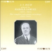Bach: Partitas, English Suite no 2, etc / Harold Samuel