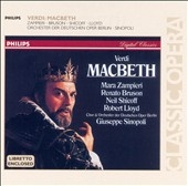 Verdi:Macbeth (1983):Giuseppe Sinopoli(cond)/Berlin Deutsche Oper Orchestra & Chorus/Mara Zampieri(S)/Renato Bruson(Br)/Neil Shicoff(T)/Robert Lloyd(B)/etc