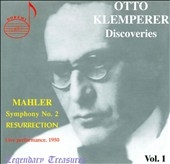 Legendary Treasures - Otto Klemperer Discoveries Vol 1