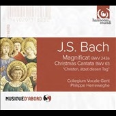 J.S.Bach: Magnificat BWV.243a, Christmas Cantata BWV.63 "Christen, aetzet diesen Tag"