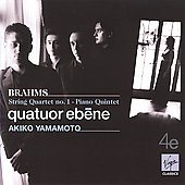 ١̻ͽ/Brahms String Quartet No.1 Op.51-1, Piano Quintet Op.34 / Quatuor Ebene, Akiko Yamamoto[VC2166222]