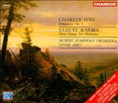 Ives: Symphony no 1; Barber: Three Essays / Jarvi, Detroit Ives: Symphony no 1; Barber: Three Essays / Jarvi, Detroit