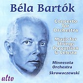 ˥աե/Bartok Concerto for Orchestra, Music for Strings, Percussion &Celesta / Stanislaw Skrowaczewski, Minnesota Orchestra[ALC1052]