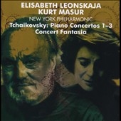 Tchaikovsky: Piano Concertos No.1-3, Concert Fantasy Op.56 (1992-96) / Elisabeth Leonskaja(p), Kurt Masur(cond), New York Philharmonic