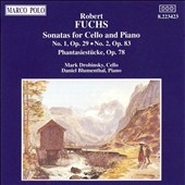 Fuchs: Sonatas for Cello and Piano / Drobinsky, Blumenthal