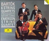 Bartok: 6 String Quartets (1-3, 1988) / Emerson String Quartet