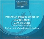 Italian Oratorios - Zelenka, Vivaldi, A.Scarlatti, etc / Matthew White, Jeanne Lamon, Tafelmusik