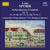 Moscow Philharmonic Concertino String Quartet/Spohr Complete String Quartets Vol.15[8225981]