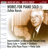 Bartok: Works for Piano Solo Vol.5 -Improvisations on Hungarian Peasant Songs Op.20 BB.83 Sz.74, Dance Suite BB.86b Sz.77, Piano Sonata BB.88 Sz.80, etc (1980-99) / Zoltan Kocsis(p)