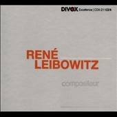顦ϥǥ٥륯/Rene Leibowitz - Compositeur[CDX21103]