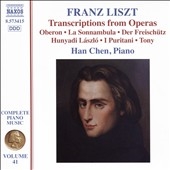 󡦥ϥ/Liszt Complete Piano Music Vol.41 - Transcriptions from Operas[8573415]