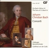 J.C.Bach: Concerti -"Il Tutore e la Pupilla" Warb G.24, Sinfonia Concertante Warb C.35, etc (2007) / Gottfried von der Goltz(cond&vn), Freiburger Barockorchester J.C.Bach: Concerti -"Il Tutore e la Pupilla" Warb G.24, Sinfonia Concertante Warb C.35, etc (2007) / Gottfried von der Goltz(cond&vn), Freiburger Barockorchester