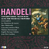 Handel Edition Vol.9 -Concerti Grossi, Water Music, Music for the Royal Fireworks, Concertos / Marc Minkowski(cond), Les Musiciens du Louvre, etc