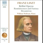 ꥢࡦե/Liszt Complete Piano Music Vol.31 - Bellini Operas[8572241]