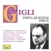 Gigli - Popular Songs 1938-43