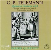 Telemann Parisiens Vol.1 - Pariser Quartet