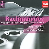 Rachmaninov: Rhapsody on a Theme of Paganini Op.73, Etudes-Tableaux Op.33, Piano Sonata No.2, etc / Jean-Philippe Collard