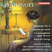 Hoddinott: Symphony no 6, Lanterne des Morts, etc / Thomson