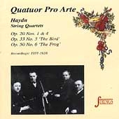 Strings - Haydn: String Quartets / Quatuor Pro Arte
