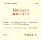 Great Conductors - Leonard Bernstein - Gershwin, Carpenter
