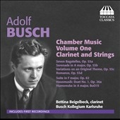 ٥åƥʡХ٥å/Adolf Busch Chamber Music Vol.1 - Clarinet and Strings[TOCC85]