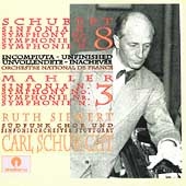 Schubert: Symphony no 8; Mahler: Symphony no 3 / Schuricht Schubert: Symphony no 8; Mahler: Symphony no 3 / Schuricht