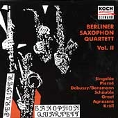 Berliner Saxophon Quartett Vol 2 - Singelee, Pierne, et al