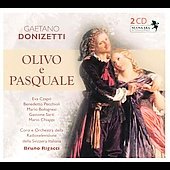 Donizetti: Olivo e Pasquale / Bruno Rigacci, Orchestra della Svizzera Italiana, Mario Chiappi, etc Donizetti: Olivo e Pasquale / Bruno Rigacci, Orchestra della Svizzera Italiana, Mario Chiappi, etc