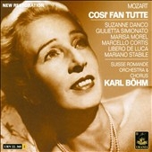Mozart: Cosi Fan Tutte (1/14/1949) / Karl Bohm(cond), SRO & Chorus, Suzanne Danco(S), Giulietta Simionato(Ms), etc