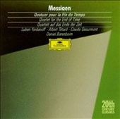 Messiaen: Quartet for the End of Time / Luben Yordanoff(va), Claude Desurmont(cl), Albert Tetard(vc), Daniel Barenboim(p)