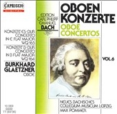 CPE Bach: Vol 6- Oboe Concertos / Glaetzner, Pommer