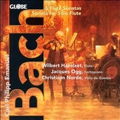 C.P.E. Bach: 5 Flute Sonatas, etc / Hazelzet, Ogg, Norde