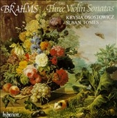 Brahms: Three Violin Sonatas / Osotowicz, Tomes