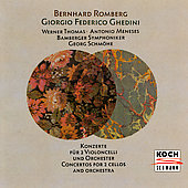 Romberg, Ghedini: Concertos for 2 Cellos / Thomas-Mifune