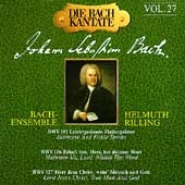 Die Bach Kantate Vol.27 / Arleen Auger(S), Wolfgang Schone(Bs-Br), Helmuth Rilling(cond), Gachinger Kantorei Stuttgart, etc