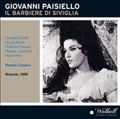 Paisiello: Il Barbiere di Siviglia / Renato Fasano, Virtuosi di Roma, Graziella Sciutti, etc Paisiello: Il Barbiere di Siviglia / Renato Fasano, Virtuosi di Roma, Graziella Sciutti, etc
