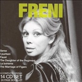 Mirella Freni - 6 Complete Operas - Handel: Serse; Bellini: I Puritani; Gounod: Faust; Donizetti; Puccini: La Boheme; Mozart: La Nozze di Figaro