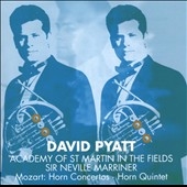Mozart: Horn Concerto No.1-4, Horn Quintet / David Pyatt(hrn), Neville Marriner(cond), Academy of St. Martin in the Fields