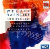 Haentjes: Petersham 2049, etc / Berlin Saxophone Quartet