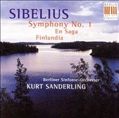 Sibelius: Symphony no 1, En Saga, Finlandia / Sanderling