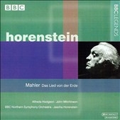 Mahler: Das Lied von der Erde / Horenstein, Hodgson, et al