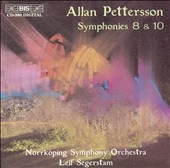 Pettersson: Symphonies no 8 & 10 / Segerstam, Noorkoeping SO