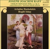 Raff: Violin Sonatas no  1, 3, & 4 / Daskalakis, Ishay