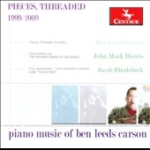 TOWER RECORDS ONLINE㤨Ben Leeds Carson/Pieces, Threaded - 1999-2001 Piano Music of Ben Leeds Carson[CRC3105]פβǤʤ2,286ߤˤʤޤ