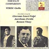 Vocal Archives - Voices in Comparison - Verdi: Otello Vocal Archives - Voices in Comparison - Verdi: Otello